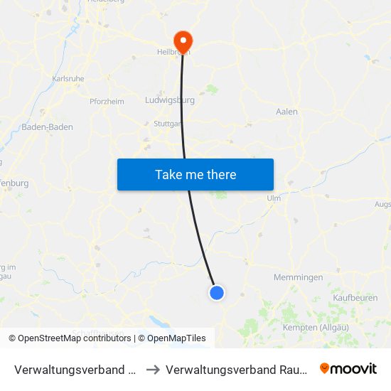 Verwaltungsverband Altshausen to Verwaltungsverband Raum Weinsberg map