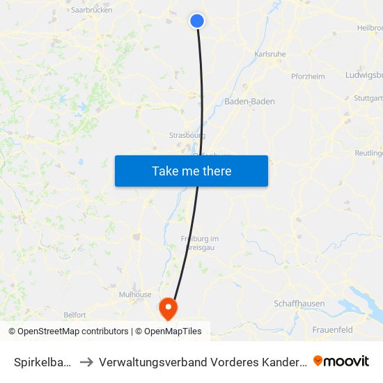Spirkelbach to Verwaltungsverband Vorderes Kandertal map