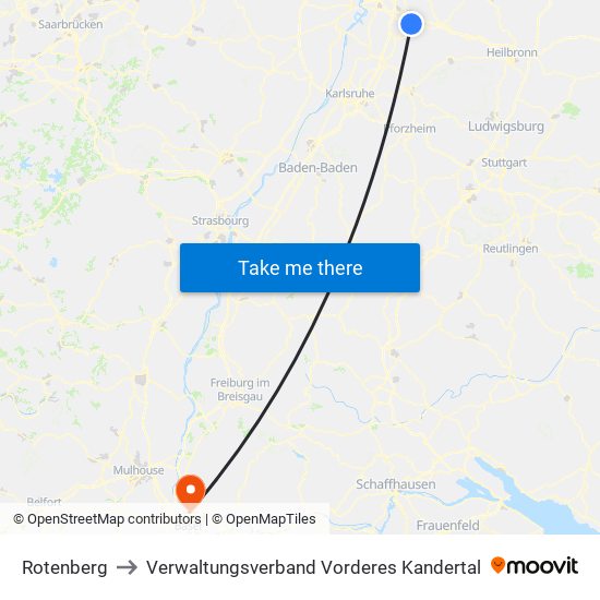 Rotenberg to Verwaltungsverband Vorderes Kandertal map