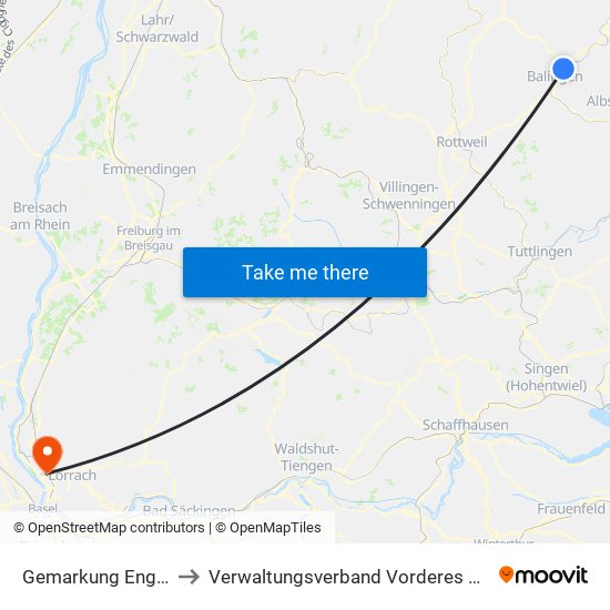 Gemarkung Engstlatt to Verwaltungsverband Vorderes Kandertal map