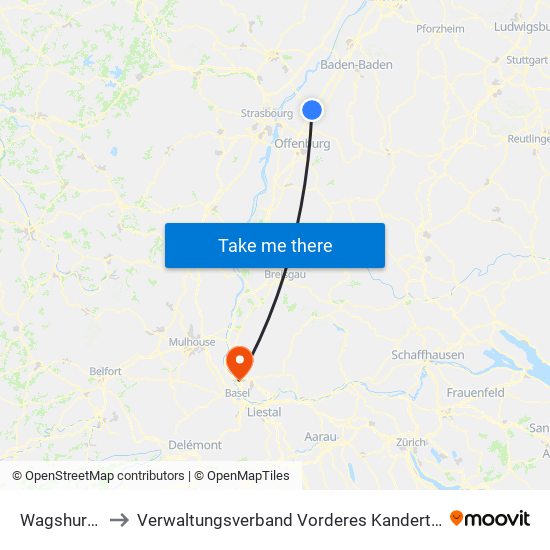 Wagshurst to Verwaltungsverband Vorderes Kandertal map