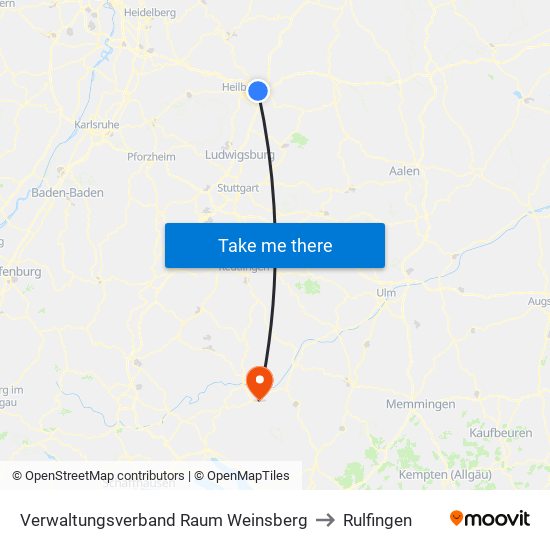 Verwaltungsverband Raum Weinsberg to Rulfingen map