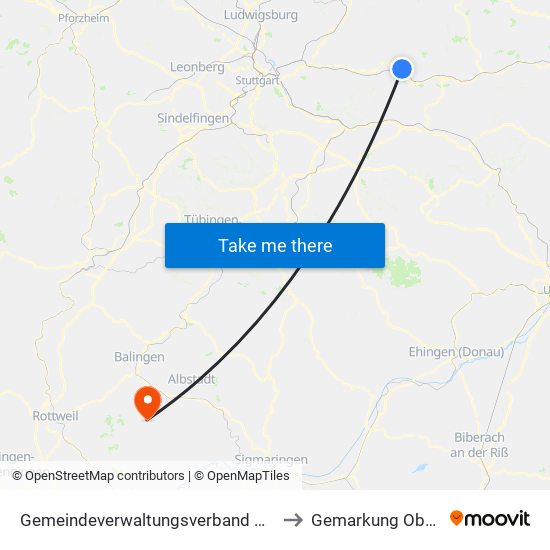 Gemeindeverwaltungsverband Plüderhausen-Urbach to Gemarkung Oberdigisheim map