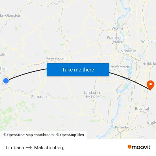 Limbach to Malschenberg map