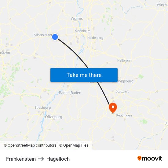 Frankenstein to Hagelloch map