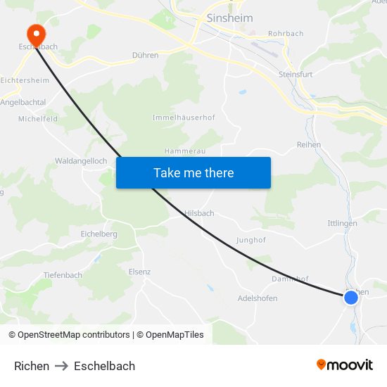 Richen to Eschelbach map