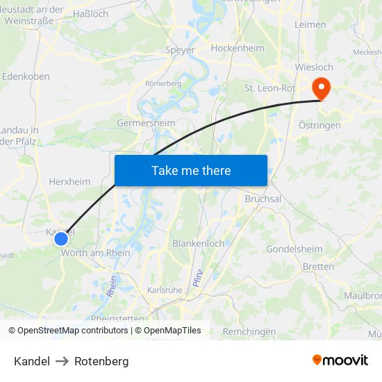 Kandel to Rotenberg map