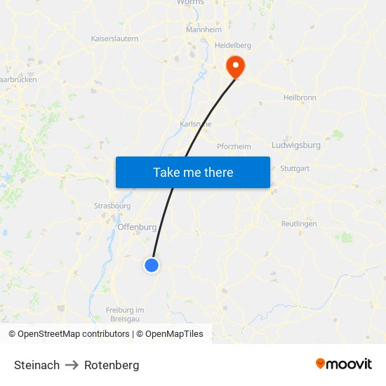 Steinach to Rotenberg map