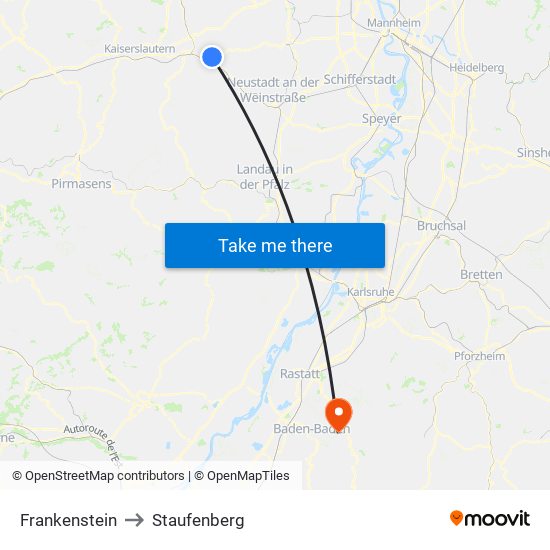 Frankenstein to Staufenberg map
