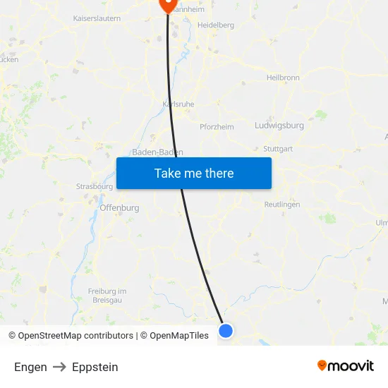 Engen to Eppstein map