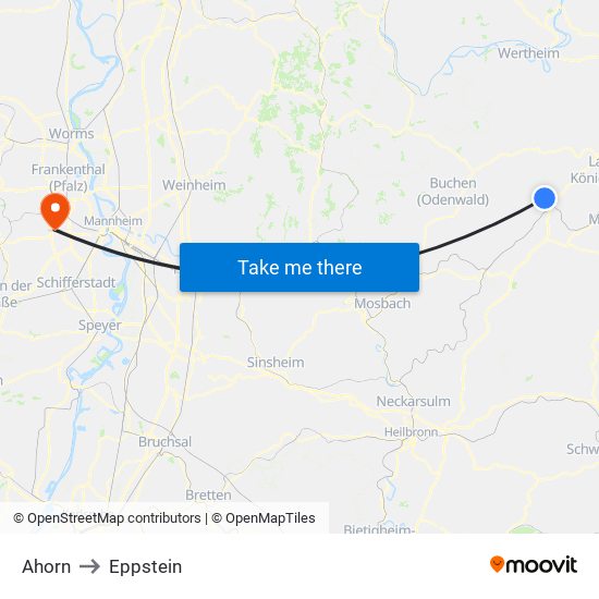 Ahorn to Eppstein map