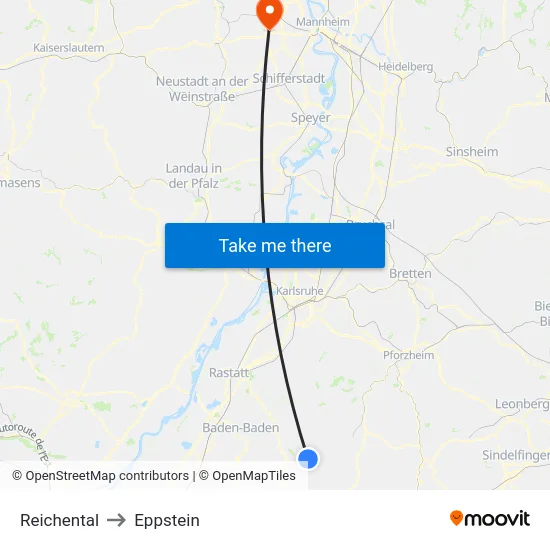 Reichental to Eppstein map