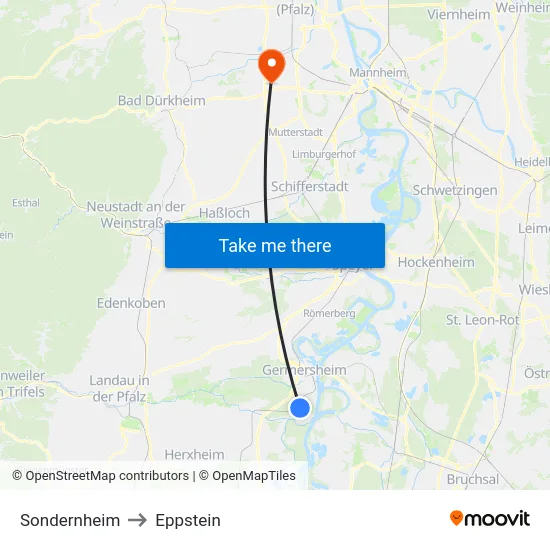 Sondernheim to Eppstein map