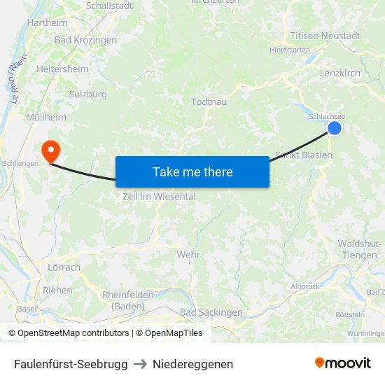 Faulenfürst-Seebrugg to Niedereggenen map