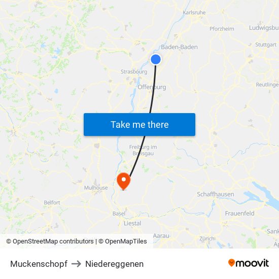 Muckenschopf to Niedereggenen map