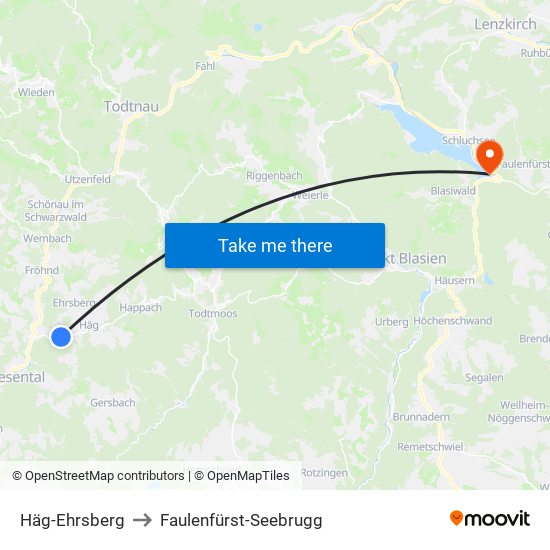 Häg-Ehrsberg to Faulenfürst-Seebrugg map