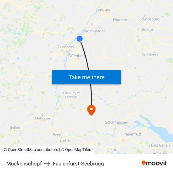 Muckenschopf to Faulenfürst-Seebrugg map