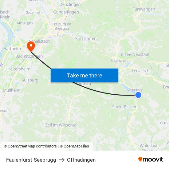 Faulenfürst-Seebrugg to Offnadingen map