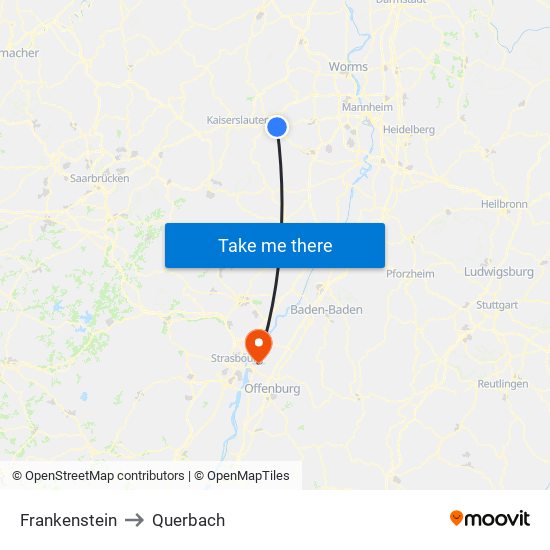 Frankenstein to Querbach map