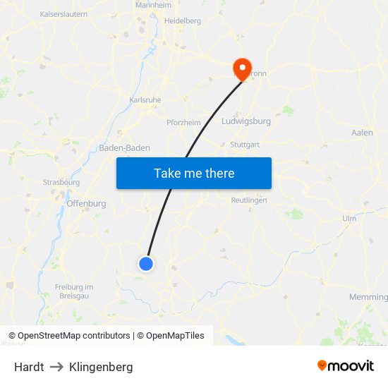 Hardt to Klingenberg map