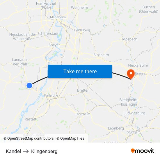 Kandel to Klingenberg map