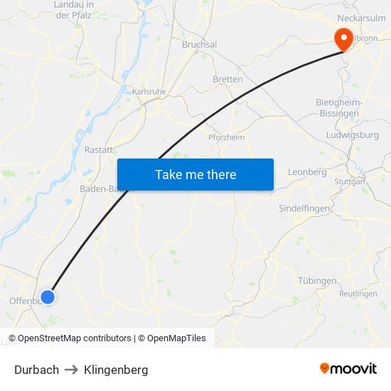 Durbach to Klingenberg map