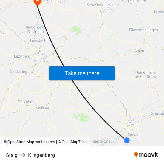 Staig to Klingenberg map