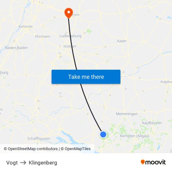 Vogt to Klingenberg map