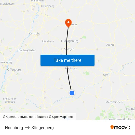 Hochberg to Klingenberg map