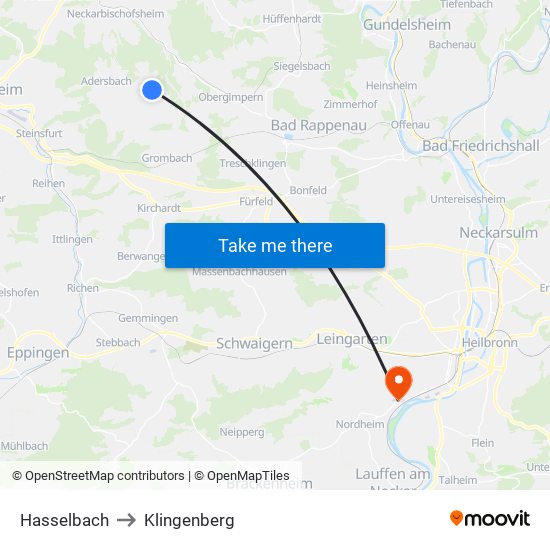 Hasselbach to Klingenberg map