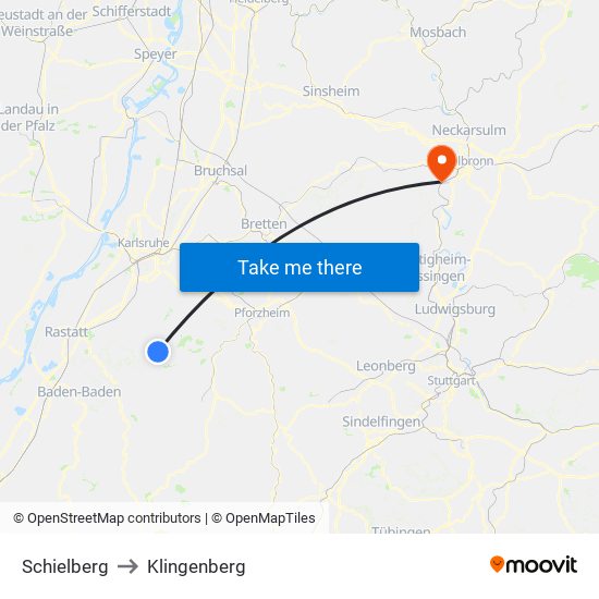 Schielberg to Klingenberg map