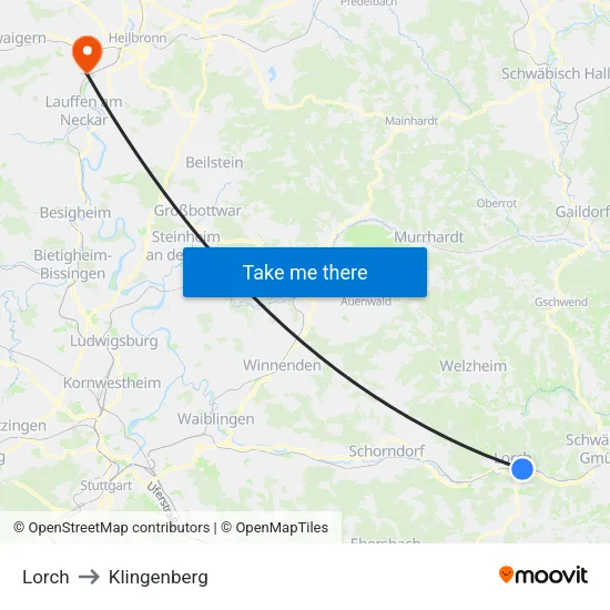 Lorch to Klingenberg map