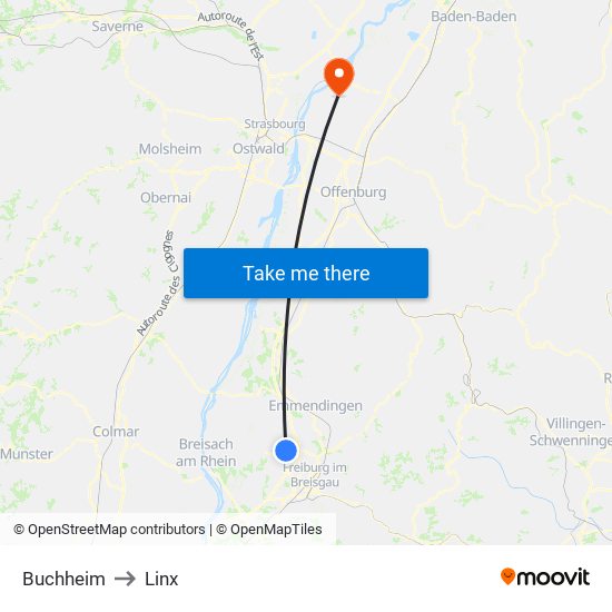 Buchheim to Linx map