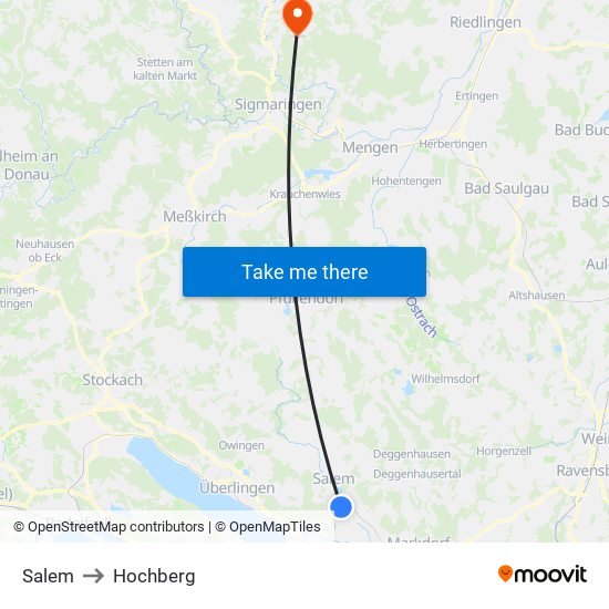 Salem to Hochberg map