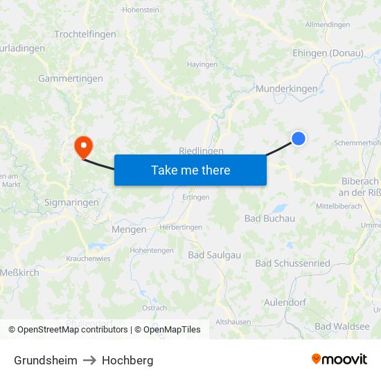 Grundsheim to Hochberg map