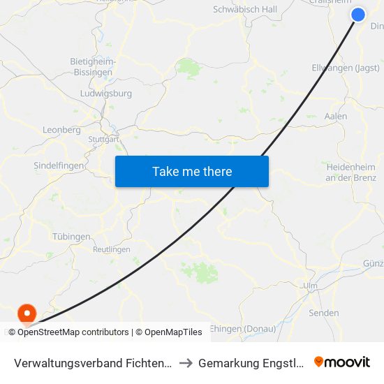 Verwaltungsverband Fichtenau to Gemarkung Engstlatt map