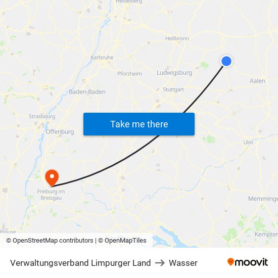 Verwaltungsverband Limpurger Land to Wasser map