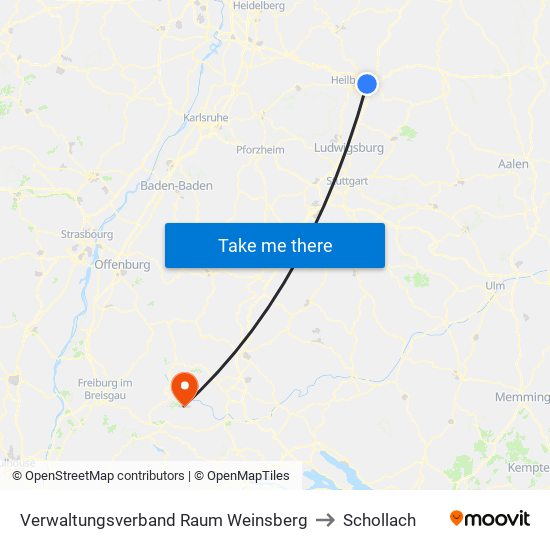 Verwaltungsverband Raum Weinsberg to Schollach map