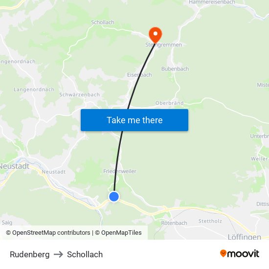 Rudenberg to Schollach map