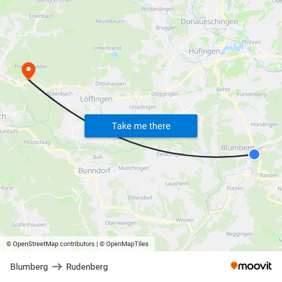 Blumberg to Rudenberg map