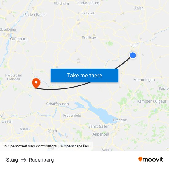 Staig to Rudenberg map