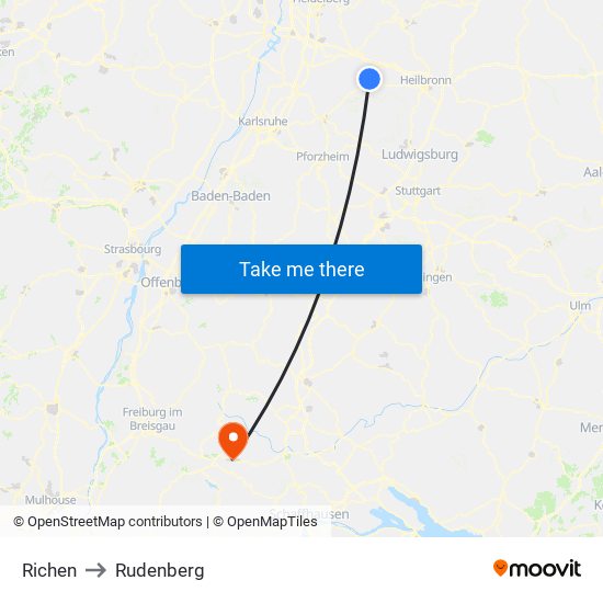 Richen to Rudenberg map