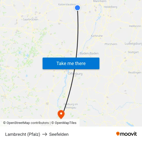 Lambrecht (Pfalz) to Seefelden map