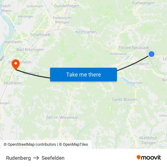 Rudenberg to Seefelden map