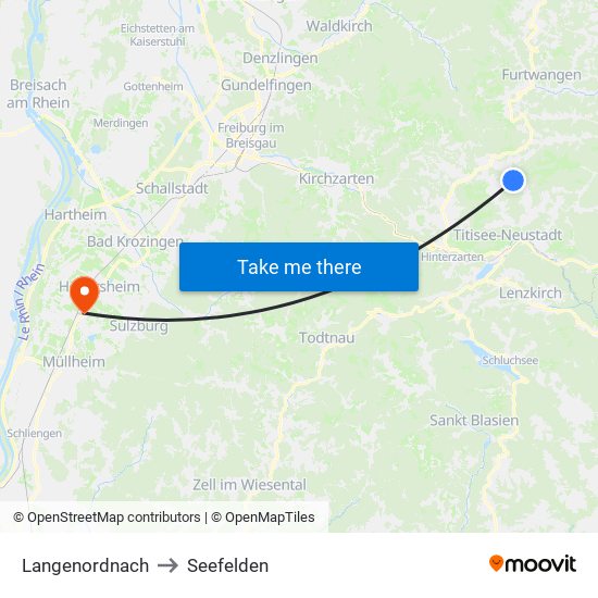 Langenordnach to Seefelden map