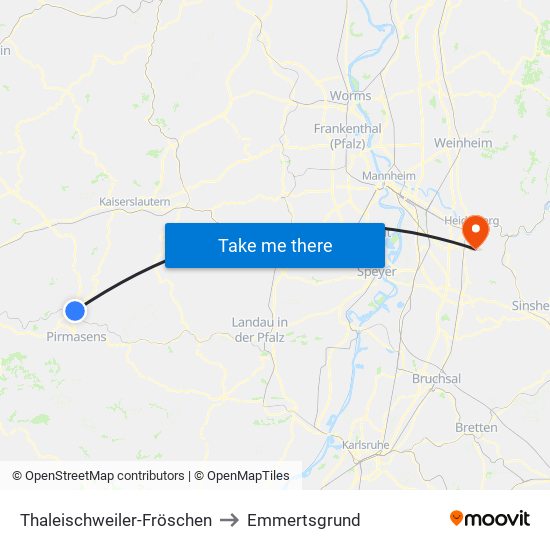 Thaleischweiler-Fröschen to Emmertsgrund map