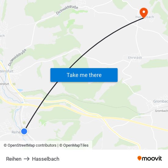Reihen to Hasselbach map