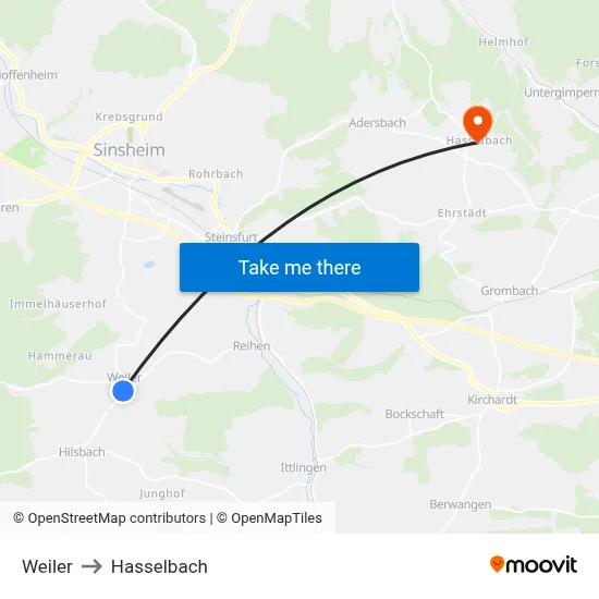 Weiler to Hasselbach map