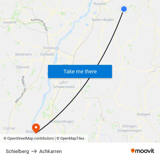 Schielberg to Achkarren map