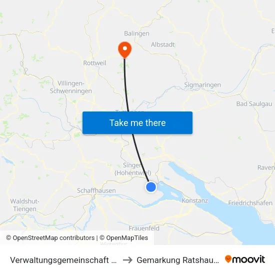 Verwaltungsgemeinschaft Höri to Gemarkung Ratshausen map